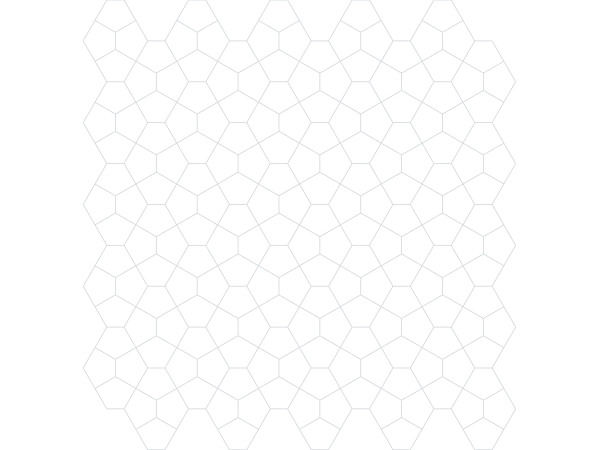 Cairo Pentagon Tiling example: 10x5, Size 64