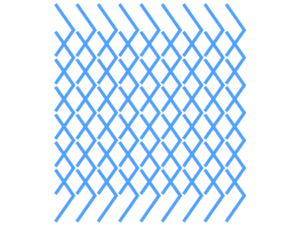 Herringbone Grid example: Hb Diamond Fill