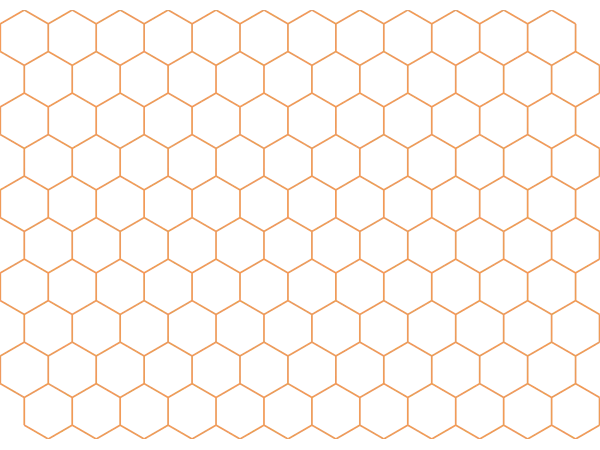 Hexagon Grid example: Pointy-top Hex Grid (12×10)
