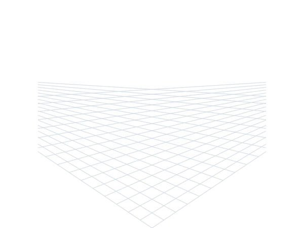 Perspective Grid example: 2-Point Perspective (16×16, Horizon 33%)