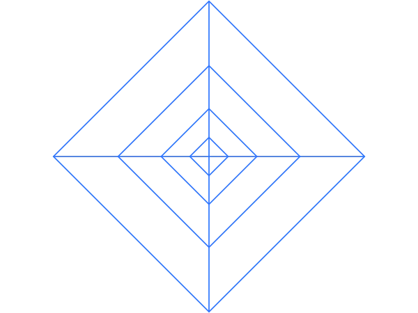 Polar Grid example: Polar Log 4spokes Diamond