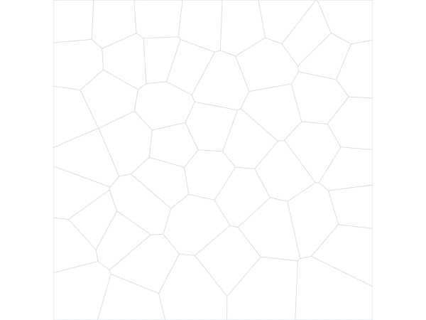 Relaxed Voronoi example: Relaxed Voronoi (1024×1024, 50 Sites, No Sites)