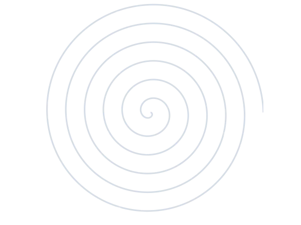 Spiral Grid example: Archimedean Spiral (6 Turns, CCW)