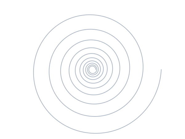 Spiral Grid example: Spiral Log Cw 10turns